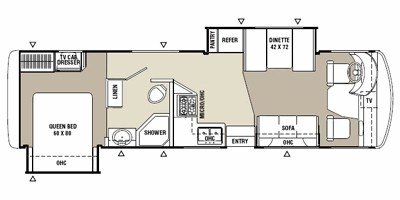 2008 Coachmen Mirada 315SA floorplan