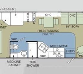 2008 Holiday Rambler Admiral® 33SFS floorplan