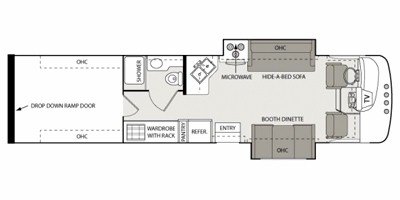 2008 Four Winds Windsport 34Y floorplan