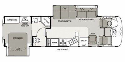 2008 Four Winds Windsport 32R floorplan