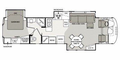 2008 Four Winds Windsport 36R floorplan