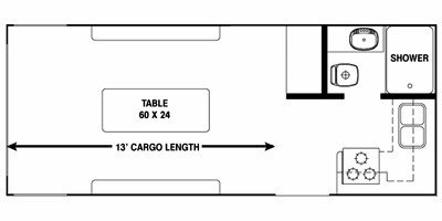 2008 Forest River Work And Play 20LK floorplan