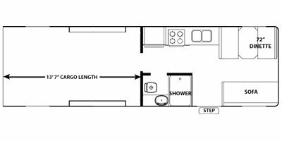 2008 Forest River Work And Play 28DB floorplan