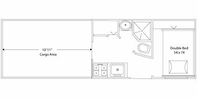 2008 Forest River Work And Play 26BD floorplan