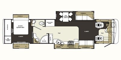 2008 Forest River Charleston 400QS floorplan