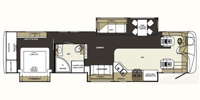 2008 Forest River Charleston 410FK floorplan