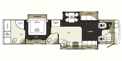 2008 Forest River Charleston 410DST floorplan