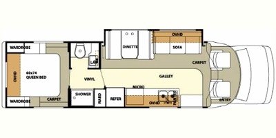 2008 Forest River Lexington 300SS floorplan