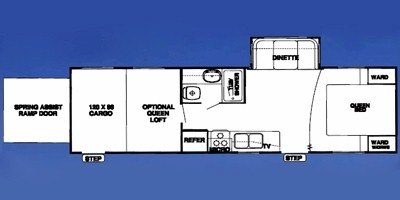 2008 Forest River XLR 28 XT floorplan