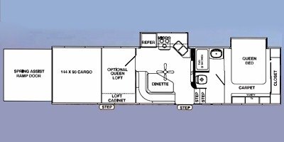 2008 Forest River XLR 30X12 floorplan