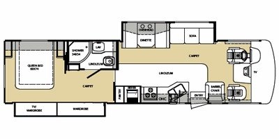 2008 Forest River Georgetown SE 350DS floorplan