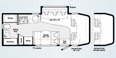 2009 Itasca Navion 24H floorplan