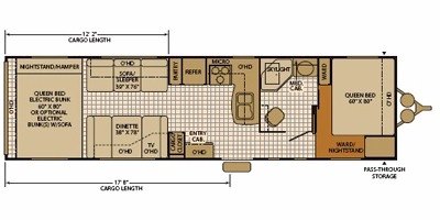 2009 Fleetwood GearBox® 290SA floorplan