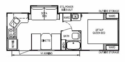 2009 Skyline Layton 264 floorplan