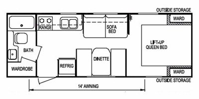 2009 Skyline Layton Joey 209 floorplan