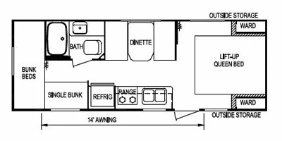 2009 Skyline Layton Joey 246 floorplan