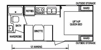 2009 Skyline Layton Joey 193 floorplan