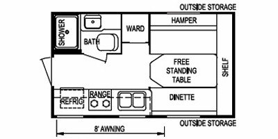 2009 Skyline Layton Joey 153 floorplan