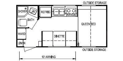 2009 Skyline Layton Ultra-Lite 189 floorplan