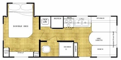 2009 Gulf Stream Ameri-Lite 22RS floorplan