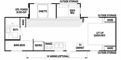 2009 Skyline Layton Limited 278 floorplan