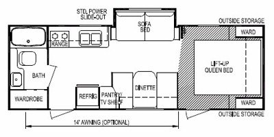 2009 Skyline Layton 253 floorplan