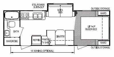 2009 Skyline Layton 253 floorplan