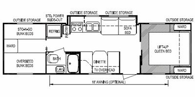 2009 Skyline Layton 292 floorplan