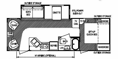 2009 Skyline Layton Aluma-Bond 2601B floorplan