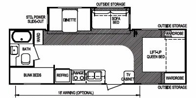 2009 Skyline Layton Aluma-Bond 2811B floorplan