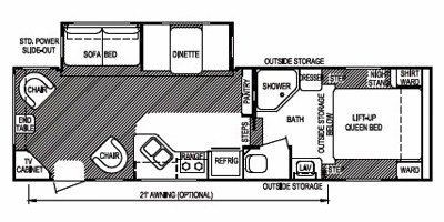 2009 Skyline Layton Aluma-Bond 2755B floorplan