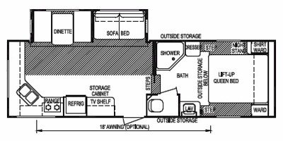 2009 Skyline Layton Aluma-Bond 2555B floorplan