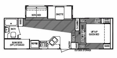 2009 Skyline Layton Aluma-Bond 2455B floorplan