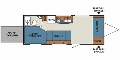 2009 KZ MXT 22 floorplan