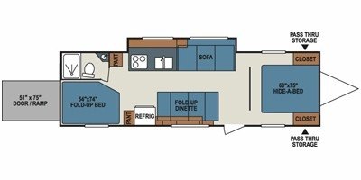 2009 KZ MXT 2640B floorplan