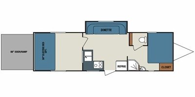 2009 KZ MXT 300 floorplan