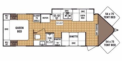 2009 Dutchmen Lite 29VNT floorplan