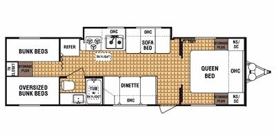 2009 Dutchmen GS Lite 29Q floorplan