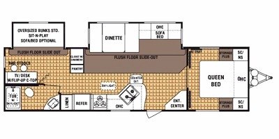 2009 Dutchmen DSL 30S floorplan