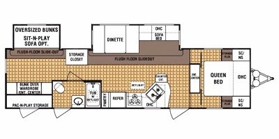 2009 Dutchmen DSL 31N floorplan