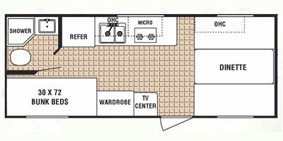 2009 Dutchmen Sport 716FD floorplan