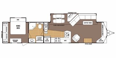 2009 Dutchmen DSL 40FLP floorplan