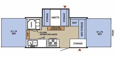 2009 Starcraft Centennial 3612 floorplan