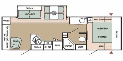 2009 Starcraft Star Stream® SS29RLS floorplan