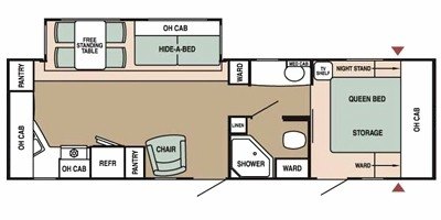 2009 Starcraft Star Stream® SS29RKS floorplan