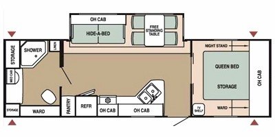 2009 Starcraft Star Stream® SS28RBS floorplan