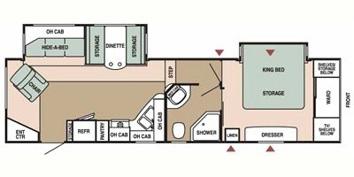 2009 Starcraft Homestead® 290RLSS floorplan