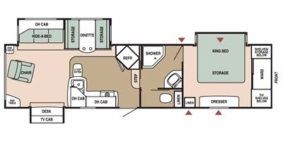 2009 Starcraft Homestead® 320RLTS floorplan