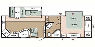 2009 Starcraft Homestead® 290RKSS floorplan