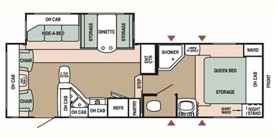 2009 Starcraft Homestead® 270RLSS floorplan